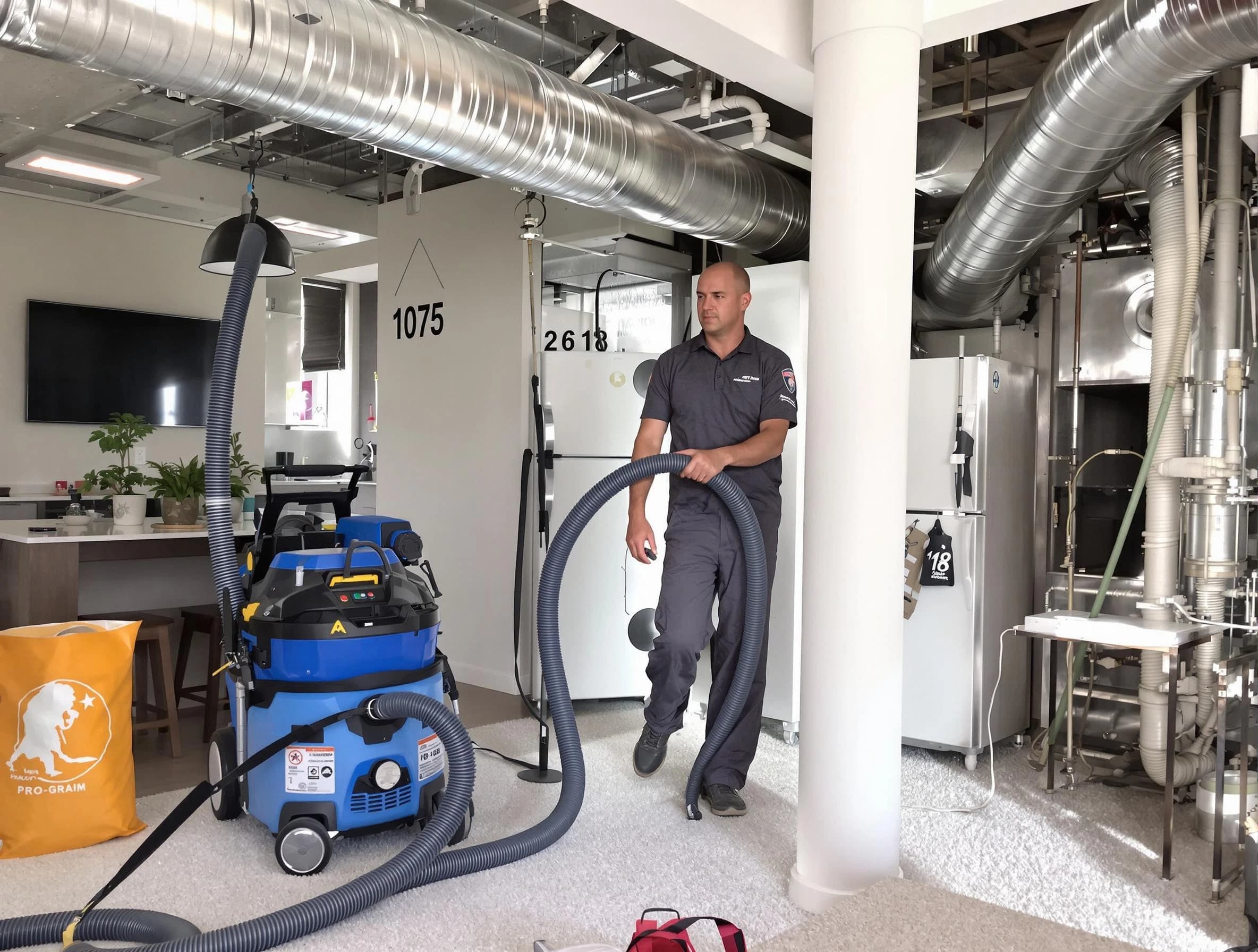 Maricopa Air Duct Cleaning expert performing detailed indoor duct cleaning for improved air quality in Maricopa