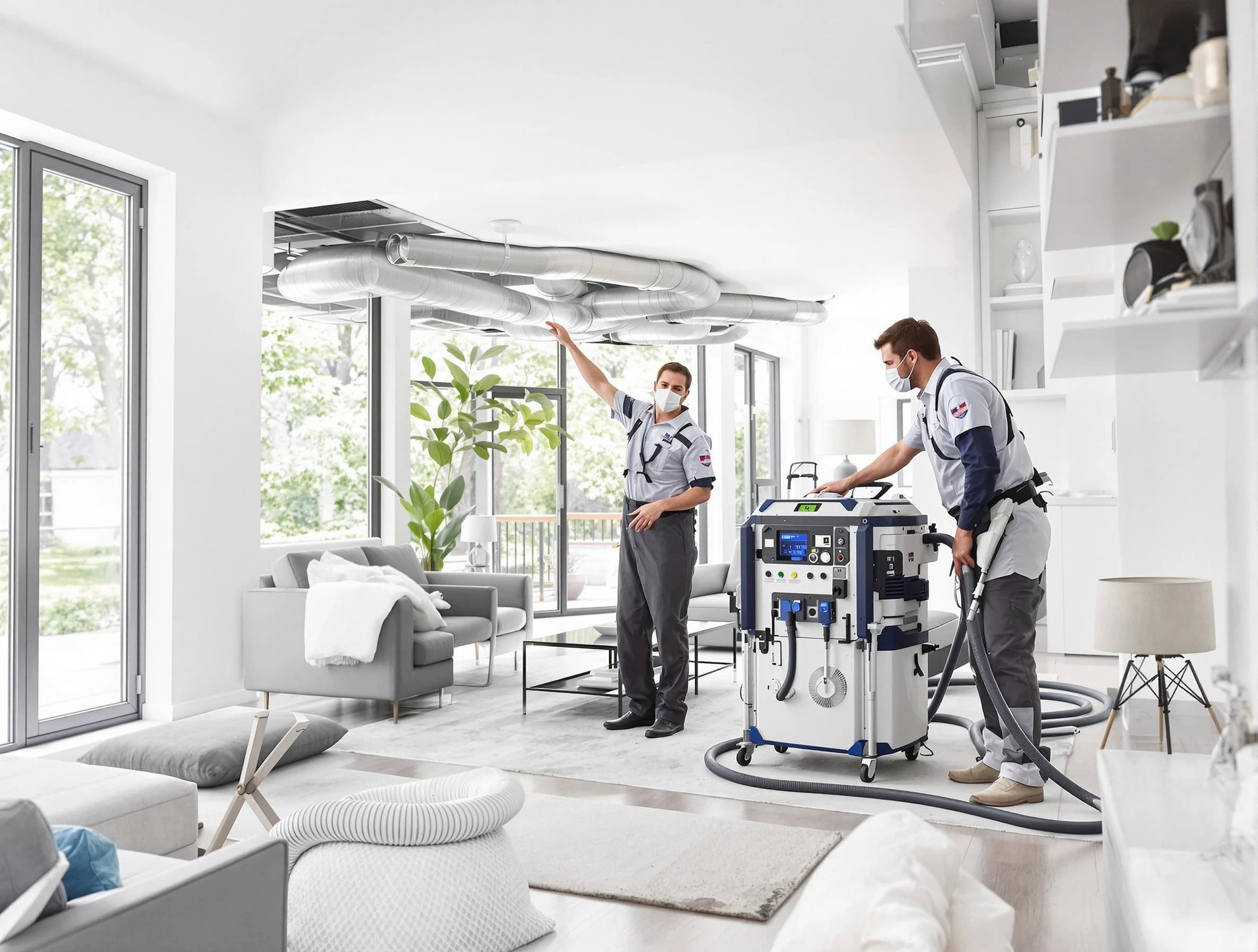 Maricopa Air Duct Cleaning professional conducting pure air duct cleaning with state-of-the-art equipment in Maricopa