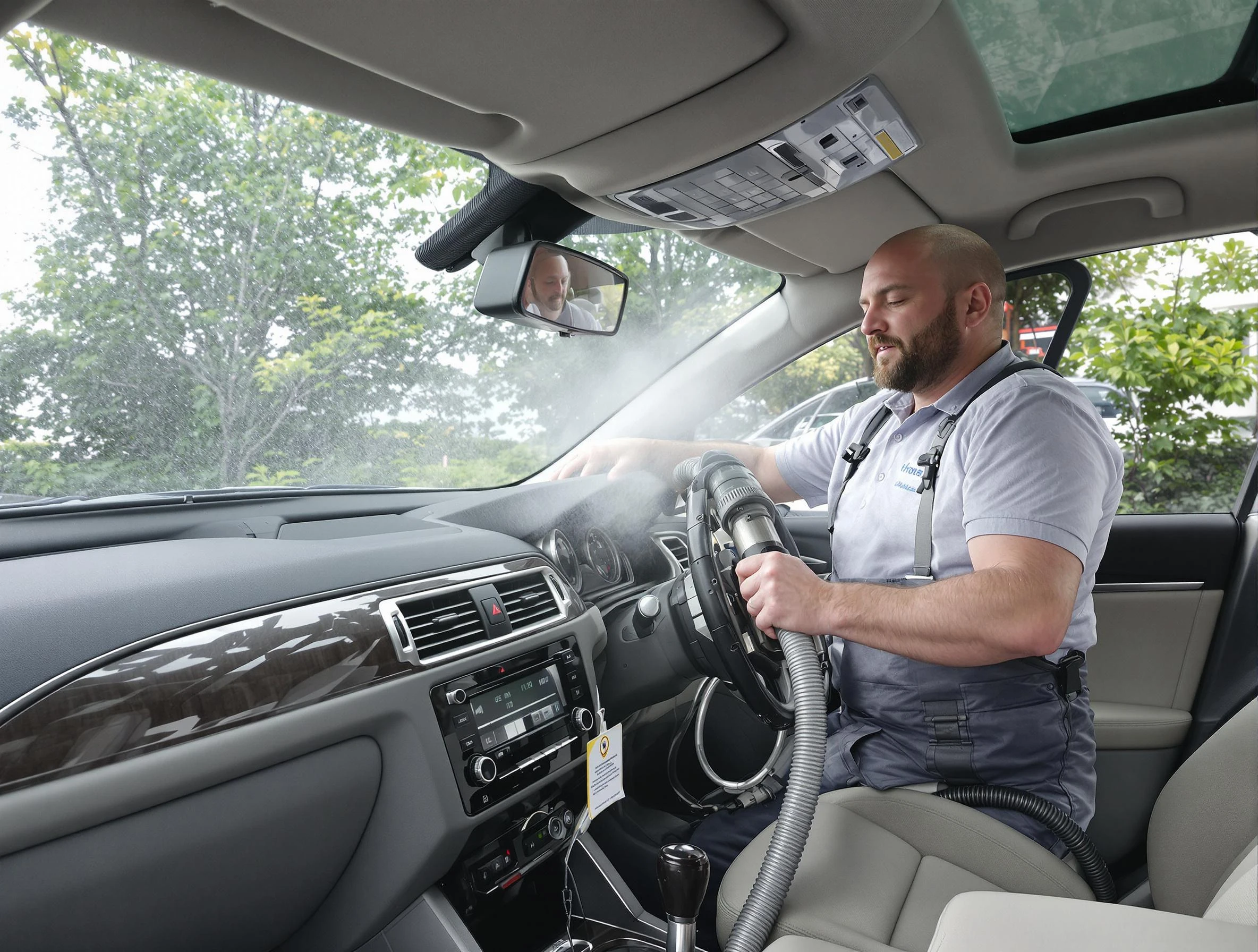 Maricopa Air Duct Cleaning specialist performing professional car duct cleaning in Maricopa