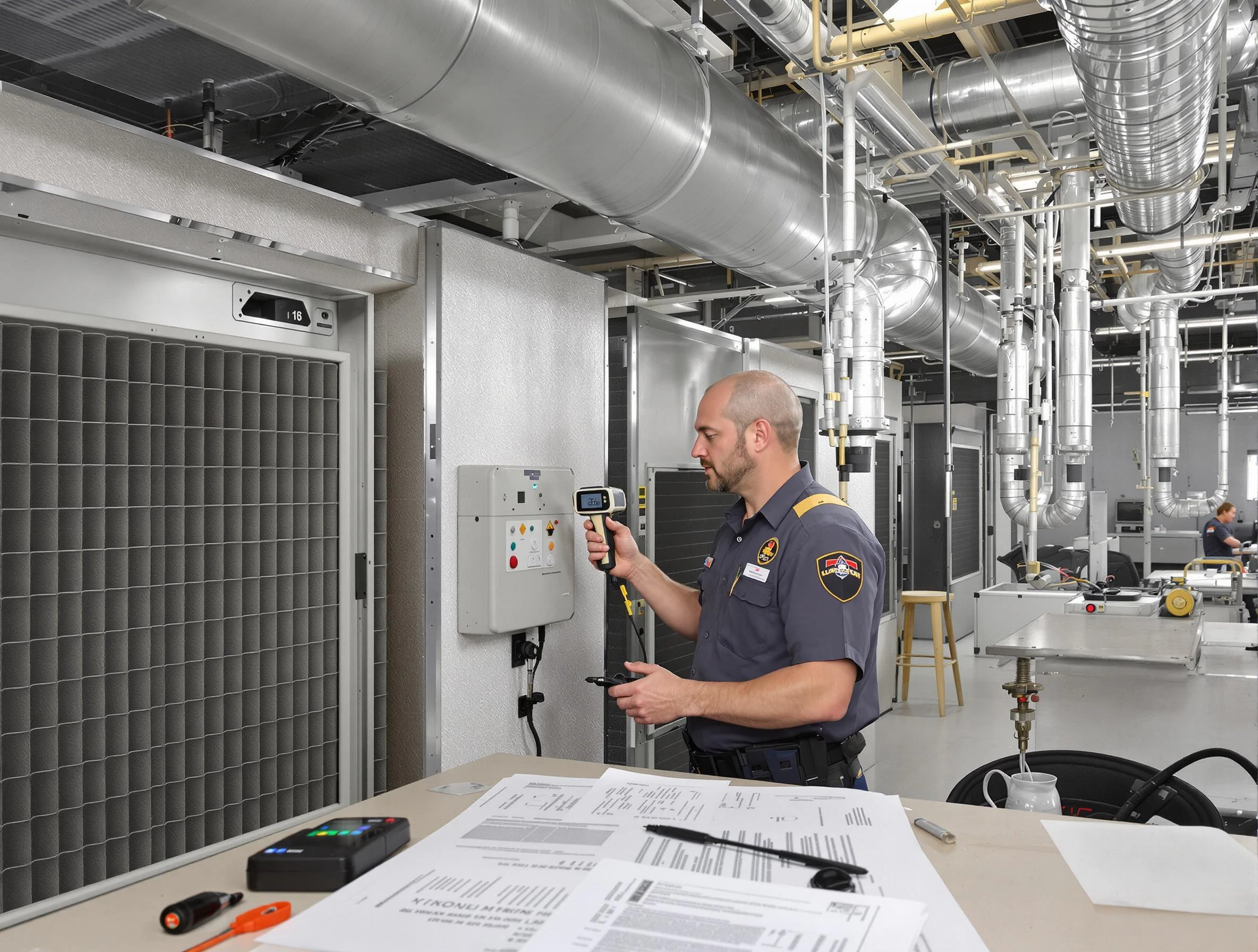 Professional filter system inspection by Maricopa Air Duct Cleaning in Maricopa