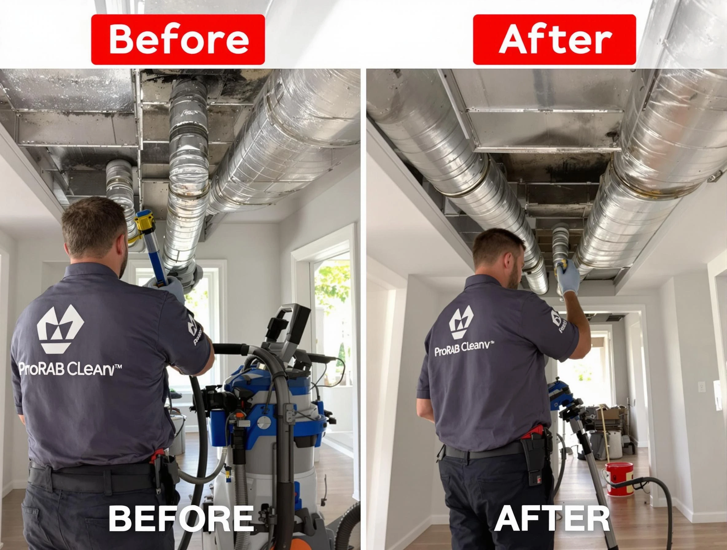 Maricopa Air Duct Cleaning expert performing thorough residential duct cleaning in a Maricopa home